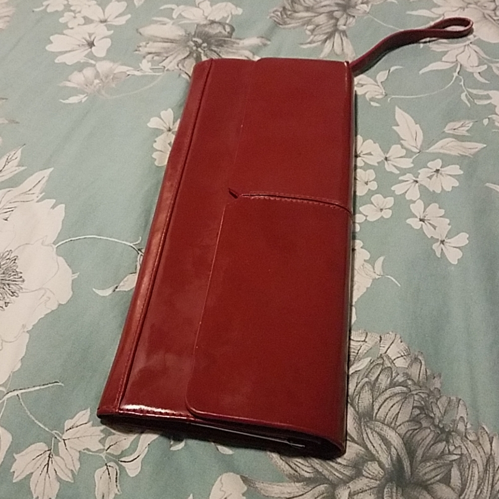 Alfani leather clutch/wristlet